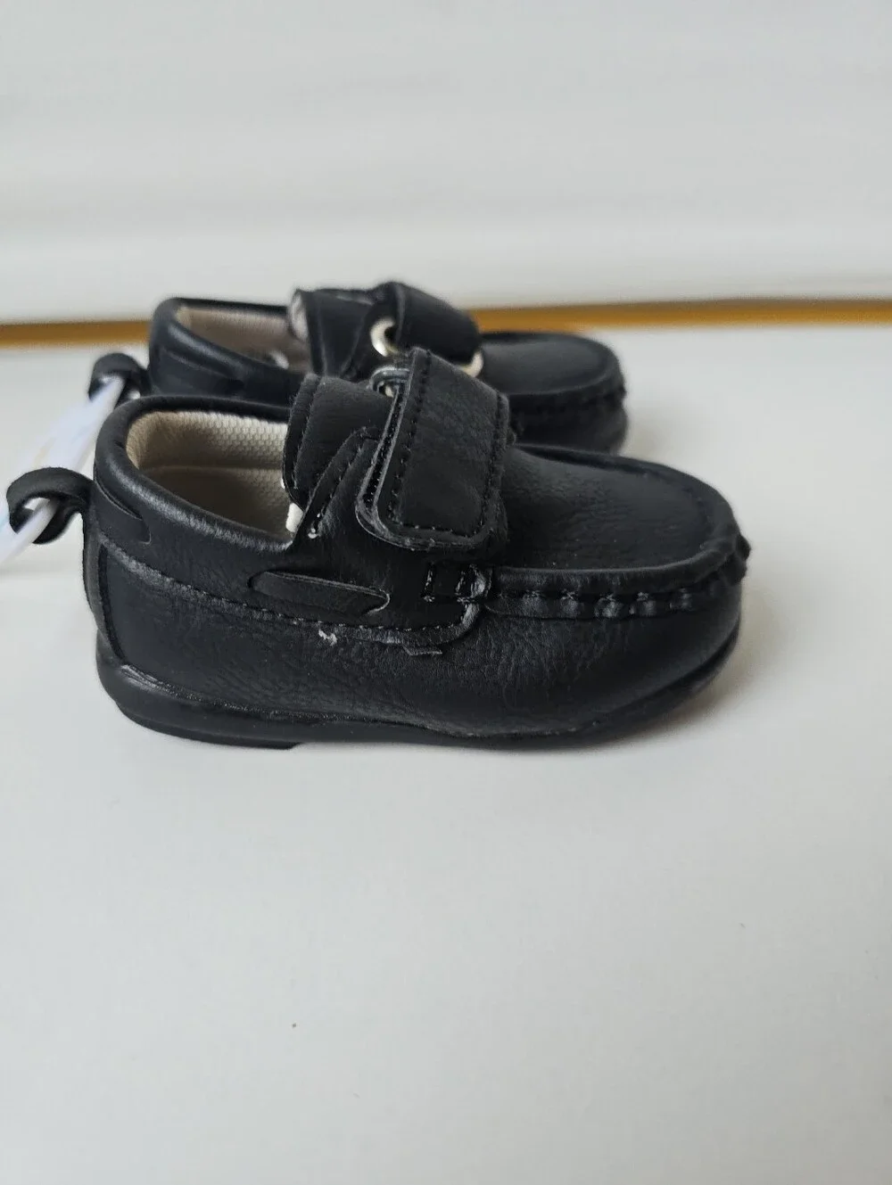Tender Toes Black Baby Loafers Dress Shoes Size 3 NWT